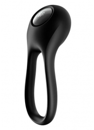 Черное эрекционное виброкольцо Majestic Duo - Satisfyer - в Костроме купить с доставкой