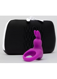 Фиолетовое эрекционное виброкольцо Happy Rabbit Cock Ring Kit - Happy Rabbit - в Костроме купить с доставкой