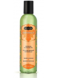 Массажное масло Naturals Tropical Mango с ароматом манго - 236 мл. - Kama Sutra - купить с доставкой в Костроме