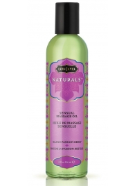 Массажное масло Naturals Island Passion Berry с ароматом тропических фруктов - 236 мл. - Kama Sutra - купить с доставкой в Костроме