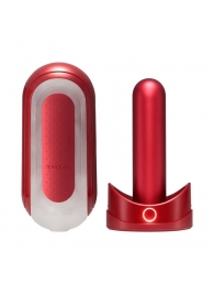 Красный мастурбатор Flip Zero Red   Warmer с подогревом - Tenga - в Костроме купить с доставкой