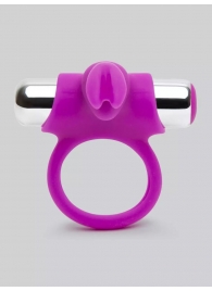 Лиловое виброкольцо с пультом ДУ Remote Control Cock Ring - Happy Rabbit - в Костроме купить с доставкой