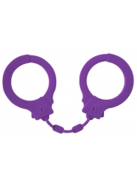 Фиолетовые силиконовые поножи Limitation - Lola Games - купить с доставкой в Костроме
