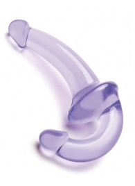 Фиолетовый безремневой страпон Strapless Strap-On - Lux Fetish - купить с доставкой в Костроме