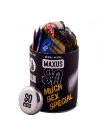 Текстурированные презервативы в кейсе MAXUS So Much Sex - 100 шт. - Maxus - купить с доставкой в Костроме