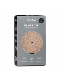 Пеньковая веревка для связывания Hemp Rope - 5 м. - Easy toys - купить с доставкой в Костроме