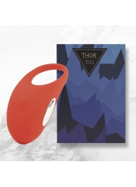 Красное кольцо с вибрацией Thor Cockring - FeelzToys - в Костроме купить с доставкой