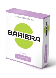 Классические презервативы Bariera Classic - 3 шт. - Bariera - купить с доставкой в Костроме