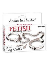 Металлические наручники Metal Leg Cuffs - Pipedream - купить с доставкой в Костроме