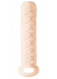 Телесный фаллоудлинитель Homme Long - 13,5 см. - Lola Games - в Костроме купить с доставкой