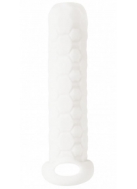Белый фаллоудлинитель Homme Long - 13,5 см. - Lola Games - в Костроме купить с доставкой