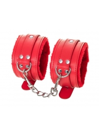 Красные оковы Anonymo из искусственной кожи - ToyFa - купить с доставкой в Костроме