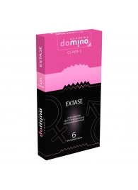 Презервативы с точками и рёбрышками DOMINO Classic Extase - 6 шт. - Domino - купить с доставкой в Костроме