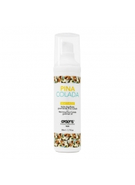 Разогревающее массажное масло с ароматом пина колада Gourmet Pina Colada - 50 мл. - Exsens - купить с доставкой в Костроме
