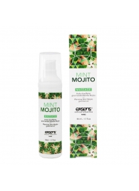 Разогревающее массажное масло с ароматом мохито Gourmet Mint Mojito - 50 мл. - Exsens - купить с доставкой в Костроме