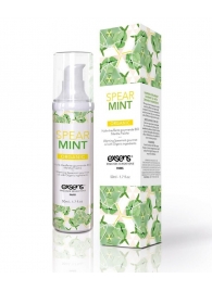 Разогревающее массажное масло Gourmet Spearmint Organic с органическими ингредиентами - 50 мл. - Exsens - купить с доставкой в Костроме
