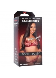 Мастурбатор-вагина Karlee Grey ULTRASKYN Pocket Pussy - Doc Johnson - в Костроме купить с доставкой