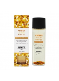 Органическое массажное масло AMBER JOJOBA - 100 мл. - Exsens - купить с доставкой в Костроме