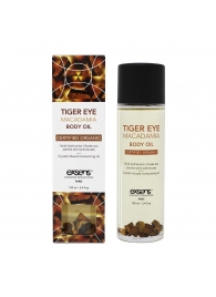 Органическое массажное масло TIGER EYE MACADAMIA - 100 мл. - Exsens - купить с доставкой в Костроме