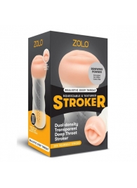 Мастурбатор-ротик ZOLO DEEP THROAT - Zolo - в Костроме купить с доставкой