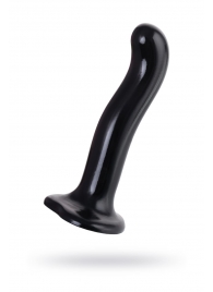 Черный стимулятор для пар P G-Spot Dildo Size M - 18 см. - Strap-on-me - в Костроме купить с доставкой