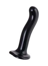 Черный стимулятор для пар P G-Spot Dildo Size L - 19 см. - Strap-on-me - в Костроме купить с доставкой