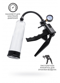 Прозрачная механическая помпа для пениса Viggo - Sexus - в Костроме купить с доставкой