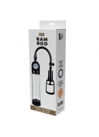 Прозрачная вакуумная помпа с манометром Deluxe Penis Pump - Dream Toys - в Костроме купить с доставкой