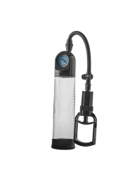 Прозрачная вакуумная помпа с манометром Deluxe Penis Pump - Dream Toys - в Костроме купить с доставкой
