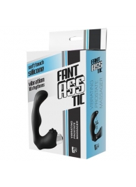 Черный вибромассажер простаты FantASStic Vibrating Prostate Massager - 11,3 см. - Dream Toys - в Костроме купить с доставкой