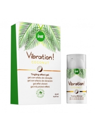 Возбуждающий гель с ароматом кокоса Vibration Coconut - 15 мл. - INTT - купить с доставкой в Костроме