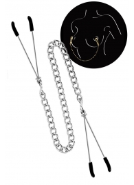 Регулируемые зажимы для сосков Sweet Caress Nipple Chain - Sweet Caress - купить с доставкой в Костроме