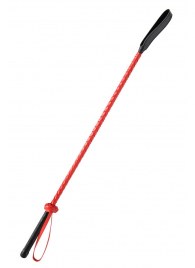 Красно-черный гладкий стек - 71 см. - Fetish Tentation - купить с доставкой в Костроме