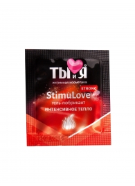 Разогревающий гель-лубрикант Stimulove Strong в одноразовой упаковке - 4 гр. - Биоритм - купить с доставкой в Костроме