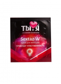 Возбуждающий крем для женщин Sextaz-W в одноразовой упаковке - 1,5 гр. - Биоритм - купить с доставкой в Костроме