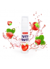 Гель-смазка Tutti-frutti с земляничным вкусом - 30 гр. - Биоритм - купить с доставкой в Костроме