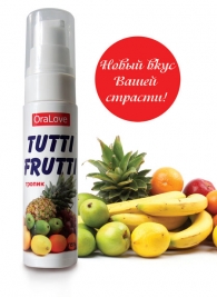 Гель-смазка Tutti-frutti со вкусом тропических фруктов - 30 гр. - Биоритм - купить с доставкой в Костроме