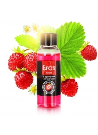 Массажное масло Eros fantasy с ароматом земляники - 50 мл. - Биоритм - купить с доставкой в Костроме