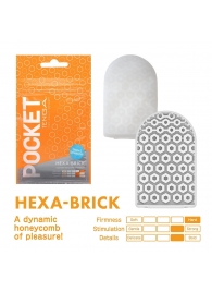 Карманный мастурбатор HEXA-BRICK - Tenga - в Костроме купить с доставкой