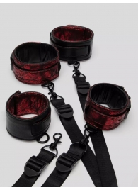 Изысканный набор фиксаций на кровати Reversible Under Mattress Restraint Set - Fifty Shades of Grey - купить с доставкой в Костроме