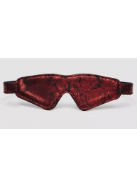 Двусторонняя красно-черная маска на глаза Reversible Faux Leather Blindfold - Fifty Shades of Grey - купить с доставкой в Костроме