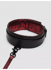 Стильный ошейник с поводком Reversible Faux Leather Collar and Lead - Fifty Shades of Grey - купить с доставкой в Костроме