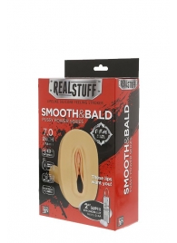 Мастурбатор-вагина с вибрацией и выносным пультом управления REALSTUFF SMOOTH   BALD - Dream Toys - в Костроме купить с доставкой