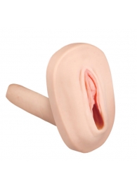 Мастурбатор-вагина с вибрацией и выносным пультом управления REALSTUFF SMOOTH   BALD - Dream Toys - в Костроме купить с доставкой