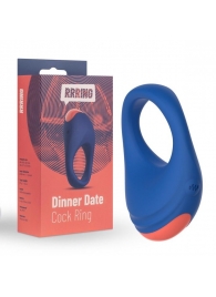Синее эрекционное кольцо RRRING Dinner Date Cock Ring - FeelzToys - в Костроме купить с доставкой