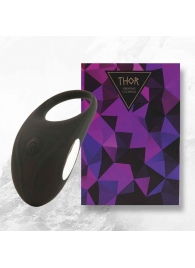 Черное эрекционное виброкольцо Thor Cockring - FeelzToys - в Костроме купить с доставкой