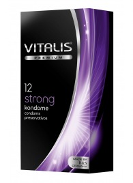 Презервативы с утолщённой стенкой VITALIS PREMIUM strong - 12 шт. - Vitalis - купить с доставкой в Костроме