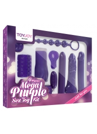 Эротический набор Toy Joy Mega Purple - Toy Joy - купить с доставкой в Костроме