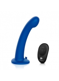 Синяя насадка Remote Control P-Spot G-Spot с черными трусиками - 20 см. - Pegasus - купить с доставкой в Костроме