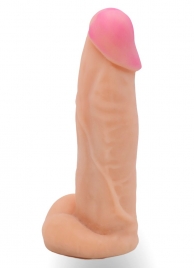 Телесная насадка на Harness с коннектором в ламинате - 20 см. - LOVETOY (А-Полимер) - купить с доставкой в Костроме